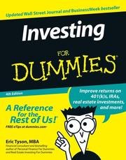 Investing For Dummies cover