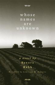 Whose Names Are Unknown cover