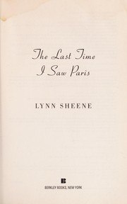 The Last Time I Saw Paris cover