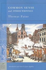 Common Sense and Other Writings cover