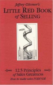 Little Red Book of Selling: 12.5 Principles of Sales Greatness cover