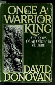 Once A Warrior King: Memories of an Officer in Vietnam cover