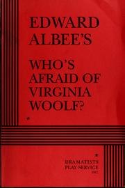 Who's Afraid of Virginia Woolf? cover