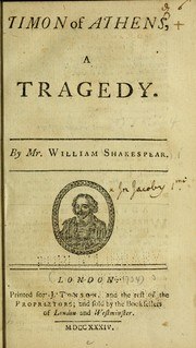 Timon of Athens cover