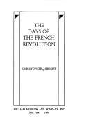 The Days of the French Revolution cover