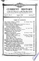 Current History and Forum cover