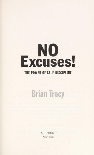 No Excuses! cover