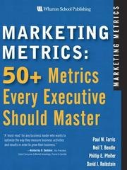 Marketing Metrics: 50+ Metrics Every Executive Should Master cover