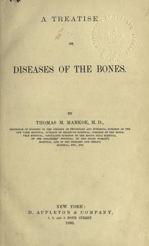 A Treatise on Diseases of the Bones cover