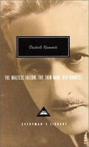 The Maltese Falcon, The Thin Man, Red Harvest cover