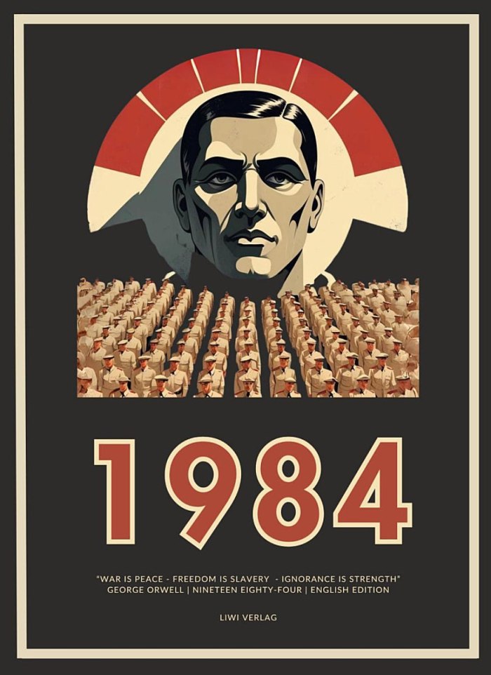 George Orwell: 1984 / Nineteen Eighty-Four cover