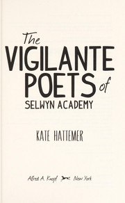 The Vigilante Poets of Selwyn Academy cover