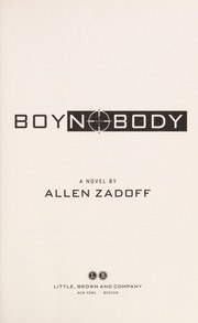 Boy Nobody cover