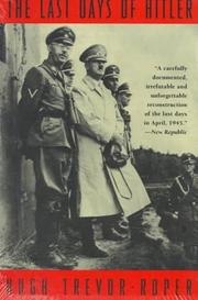 The Last Days of Hitler cover