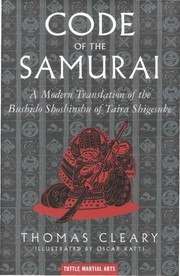 Code of the Samurai: A Modern Translation of the Bushido Shoshinshu of Taira Shigesuke cover