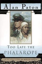 Too Late the Phalarope cover