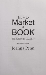How To Market A Book cover