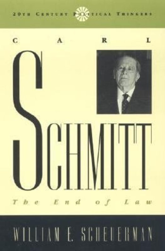Carl Schmitt cover