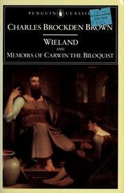 Wieland; or The Transformation, and Memoirs of Carwin, The Biloquist cover