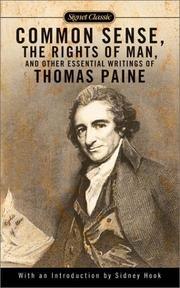 Common Sense, The Rights of Man and Other Essential Writings cover