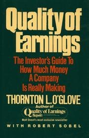 Quality of Earnings cover