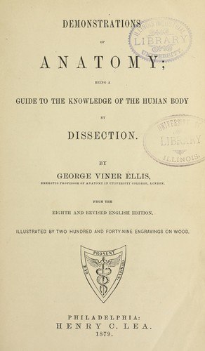 Ellis's Demonstrations of Anatomy cover