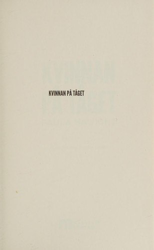 Kvinnan på tåget cover