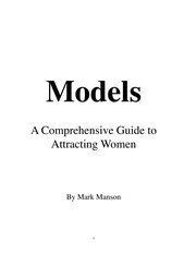 Models: Attract Women Through Honesty cover