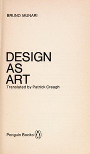 Design as Art cover