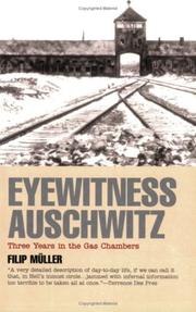 Eyewitness Auschwitz: Three Years in the Gas Chambers cover