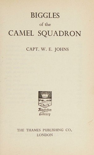 Biggles of the Camel Squadron cover