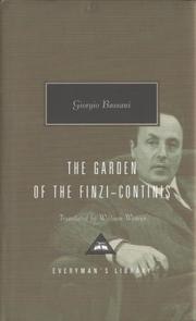 The Garden of the Finzi-Continis cover