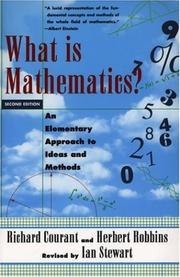 What Is Mathematics?: An Elementary Approach to Ideas and Methods cover