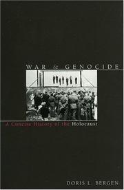 War and Genocide: A Concise History of the Holocaust cover