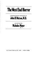 The West End Horror: A Posthumous Memoir of John H. Watson, MD cover
