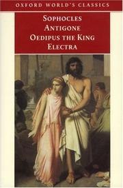 Antigone / Oedipus the King / Electra cover