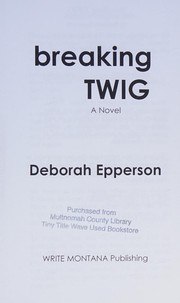 Breaking Twig cover