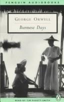 Burmese Days cover