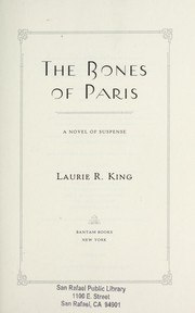 The Bones of Paris cover