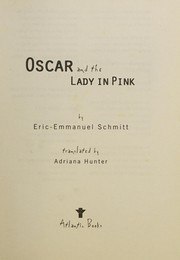 Oscar And The Lady In Pink cover