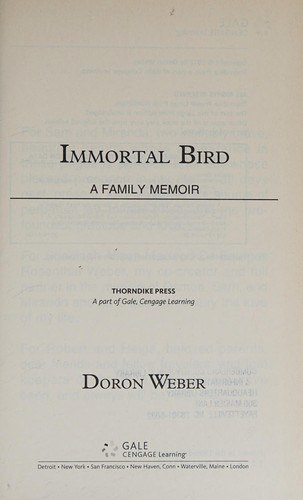 Immortal Bird: A Family Memoir cover