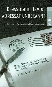 Address Unknown cover