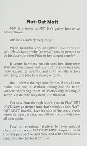 Flat-Out Matt cover